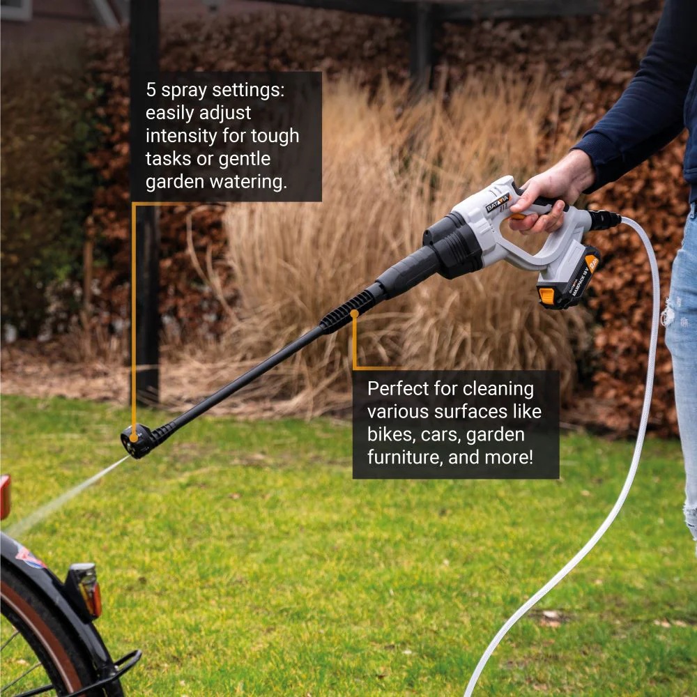 Batavia B.V. | 18V Nexxforce Cordless Pressure Cleaner | 22 bar | 120 l/h