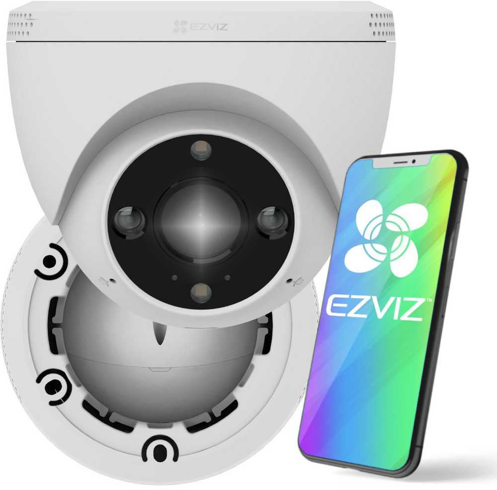 EZVIZ | Camera | CS-H4 | Dome | 3 MP | 2.8mm | IP67 | H.264/H.265 | MicroSD Card, up to 512 GB