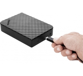 Verbatim 47683 Store 'n' Save SuperSpeed USB 3.0 Išorinis kietasis diskas HDD 2TB, Juoda