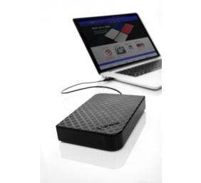 Verbatim 47683 Store 'n' Save SuperSpeed USB 3.0 Išorinis kietasis diskas HDD 2TB, Juoda