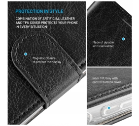 Fixed Opus | Book Case | Xiaomi | Redmi 15C 4G/5G | Leather | Black