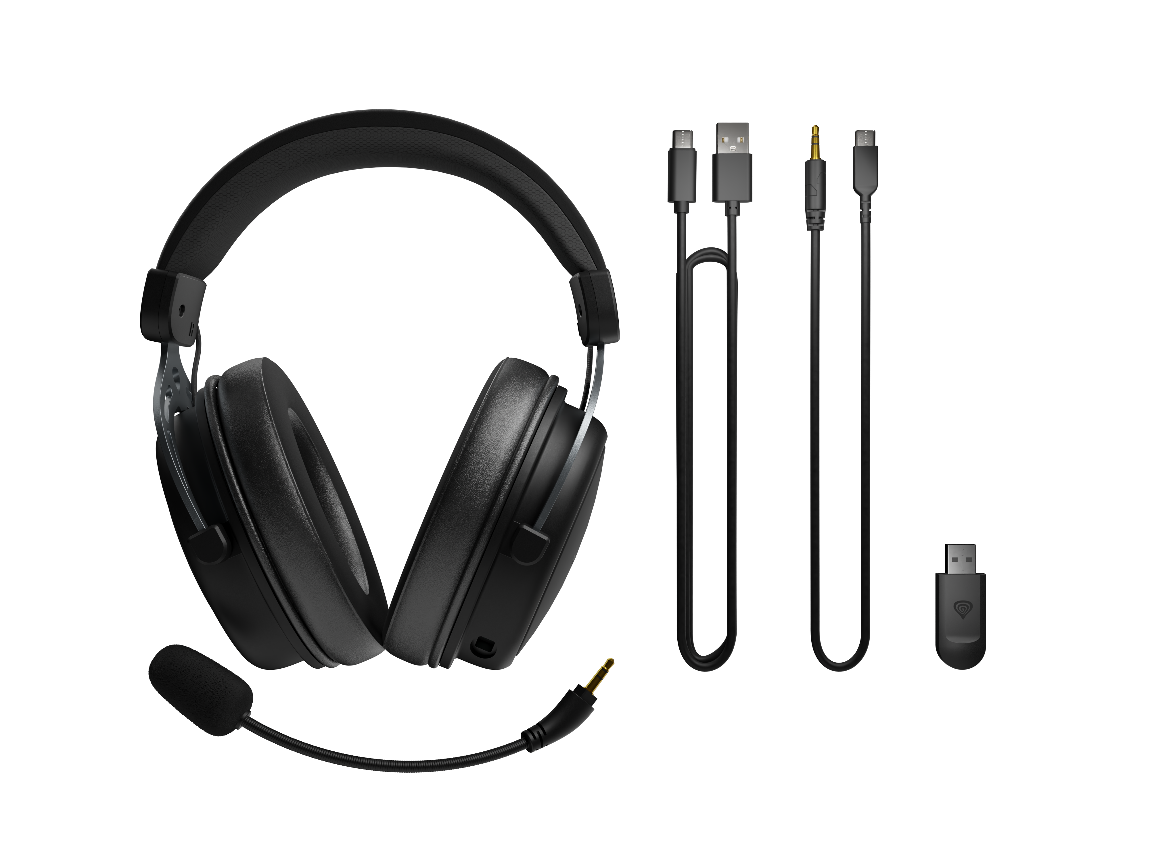 Genesis Headset | Toron 706 | Bluetooth, 2.4 GHz | Over-ear | Microphone | Black