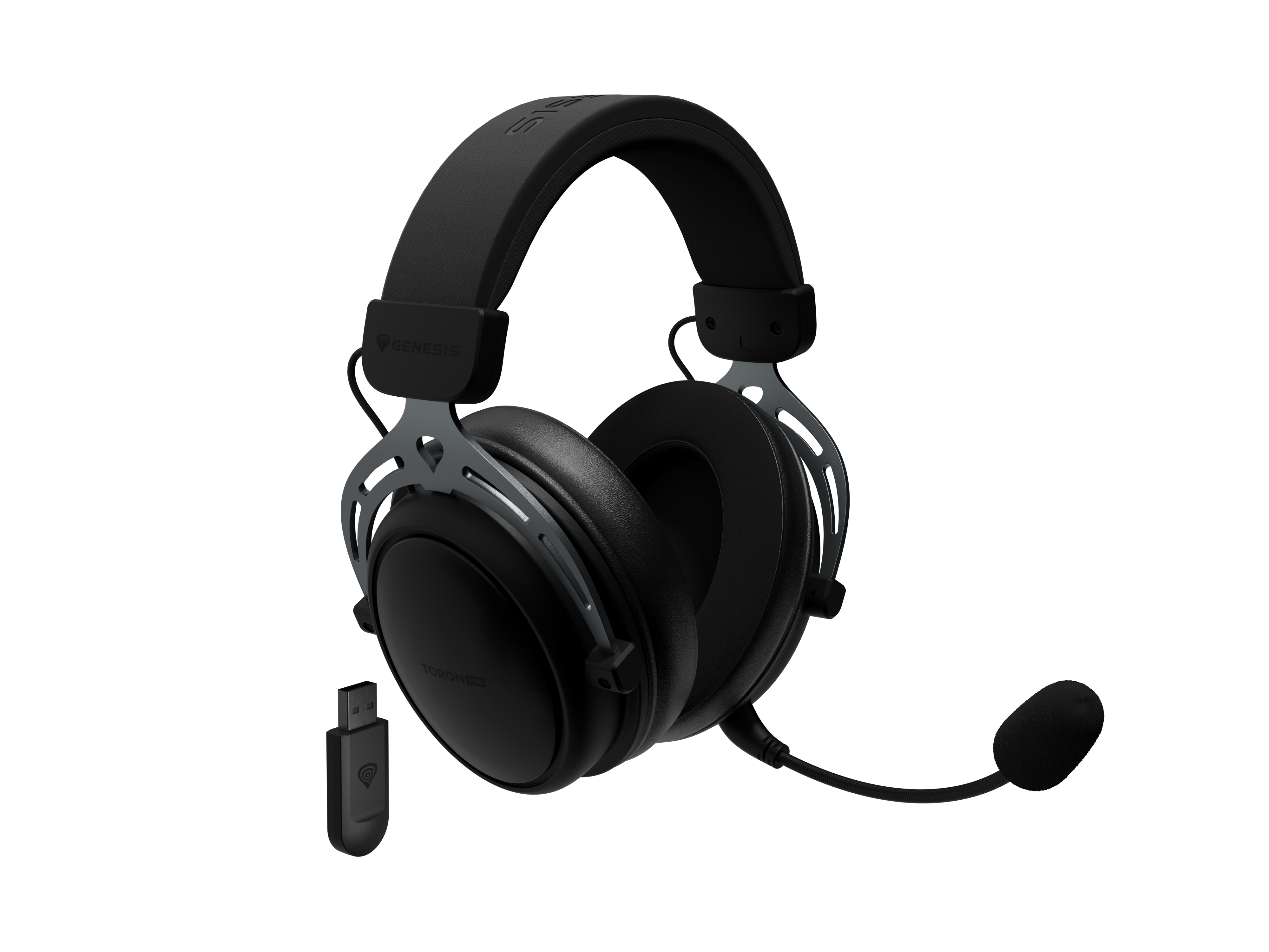 Genesis Headset | Toron 706 | Bluetooth, 2.4 GHz | Over-ear | Microphone | Black