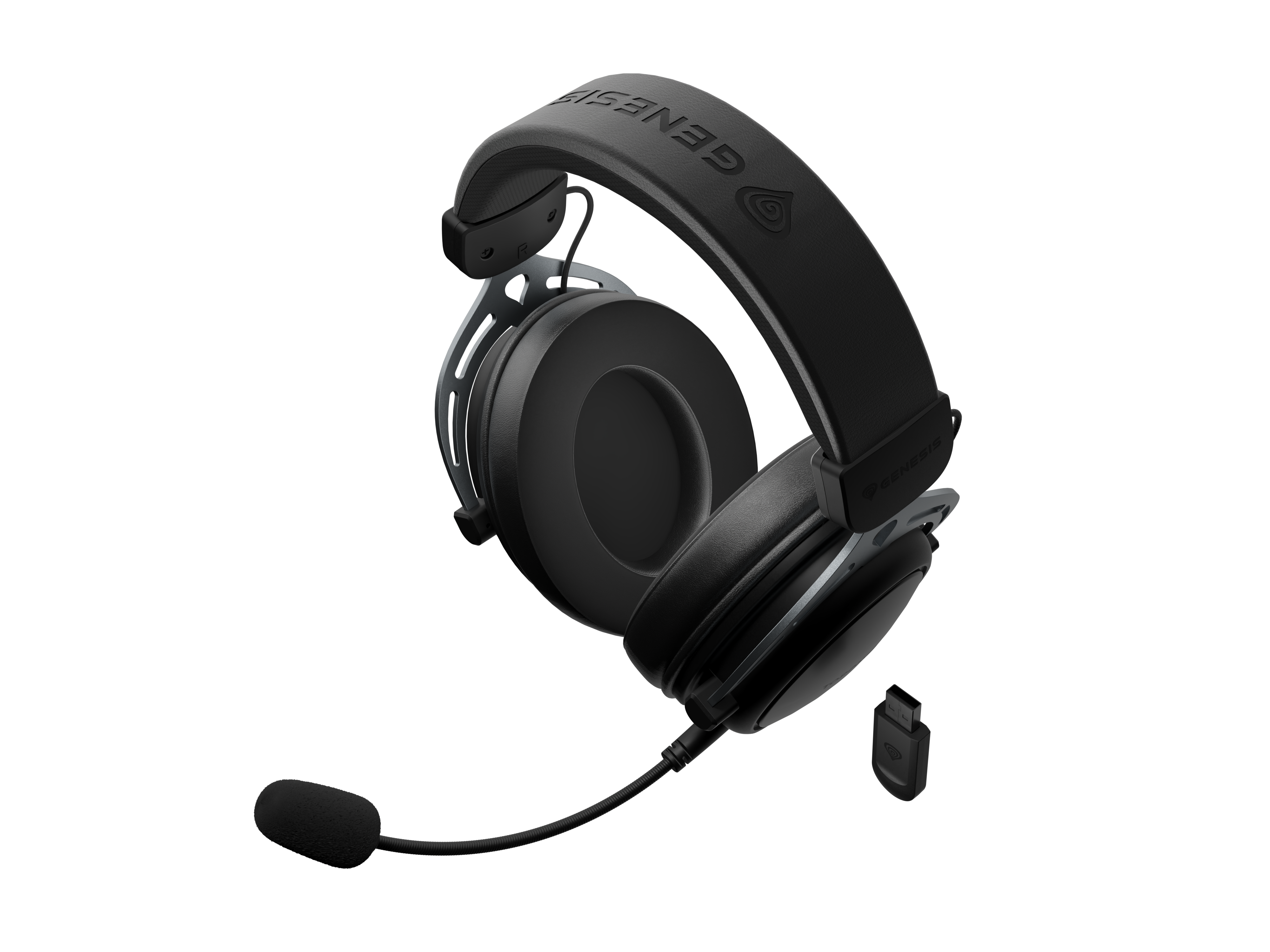 Genesis Headset | Toron 706 | Bluetooth, 2.4 GHz | Over-ear | Microphone | Black