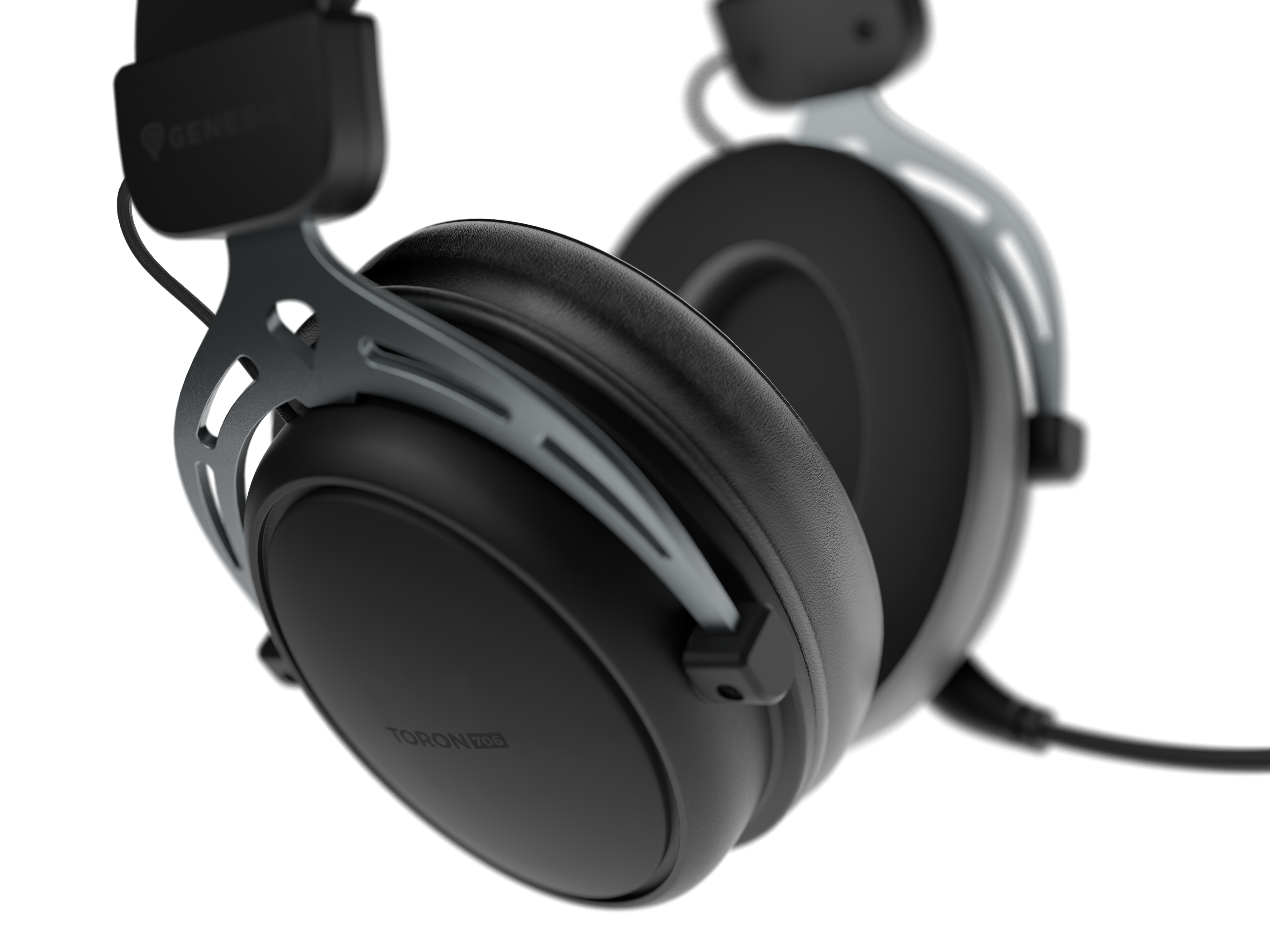 Genesis Headset | Toron 706 | Bluetooth, 2.4 GHz | Over-ear | Microphone | Black