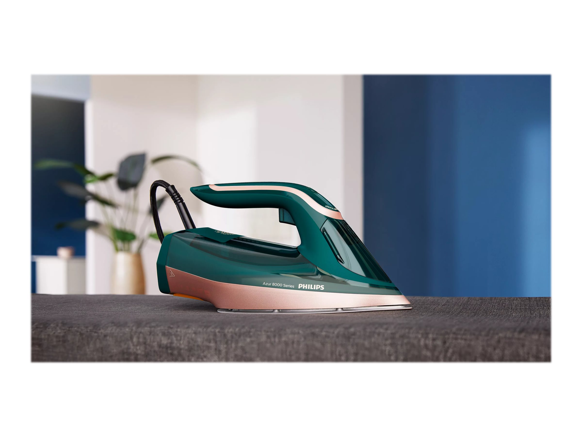 Philips | DST8030/70 Azur | Steam Iron | 3000 W | Water tank capacity 350 ml | Continuous steam 70 g/min | Green