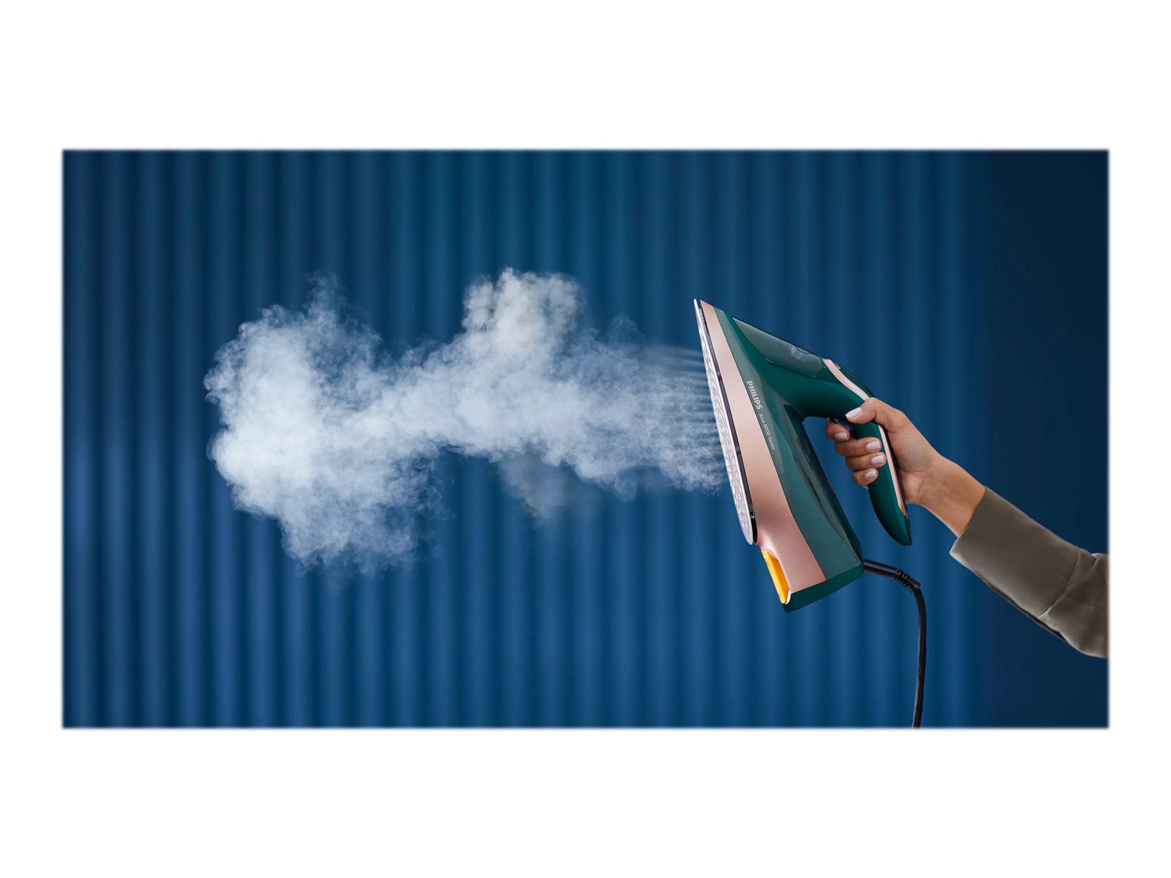Philips | DST8030/70 Azur | Steam Iron | 3000 W | Water tank capacity 350 ml | Continuous steam 70 g/min | Green