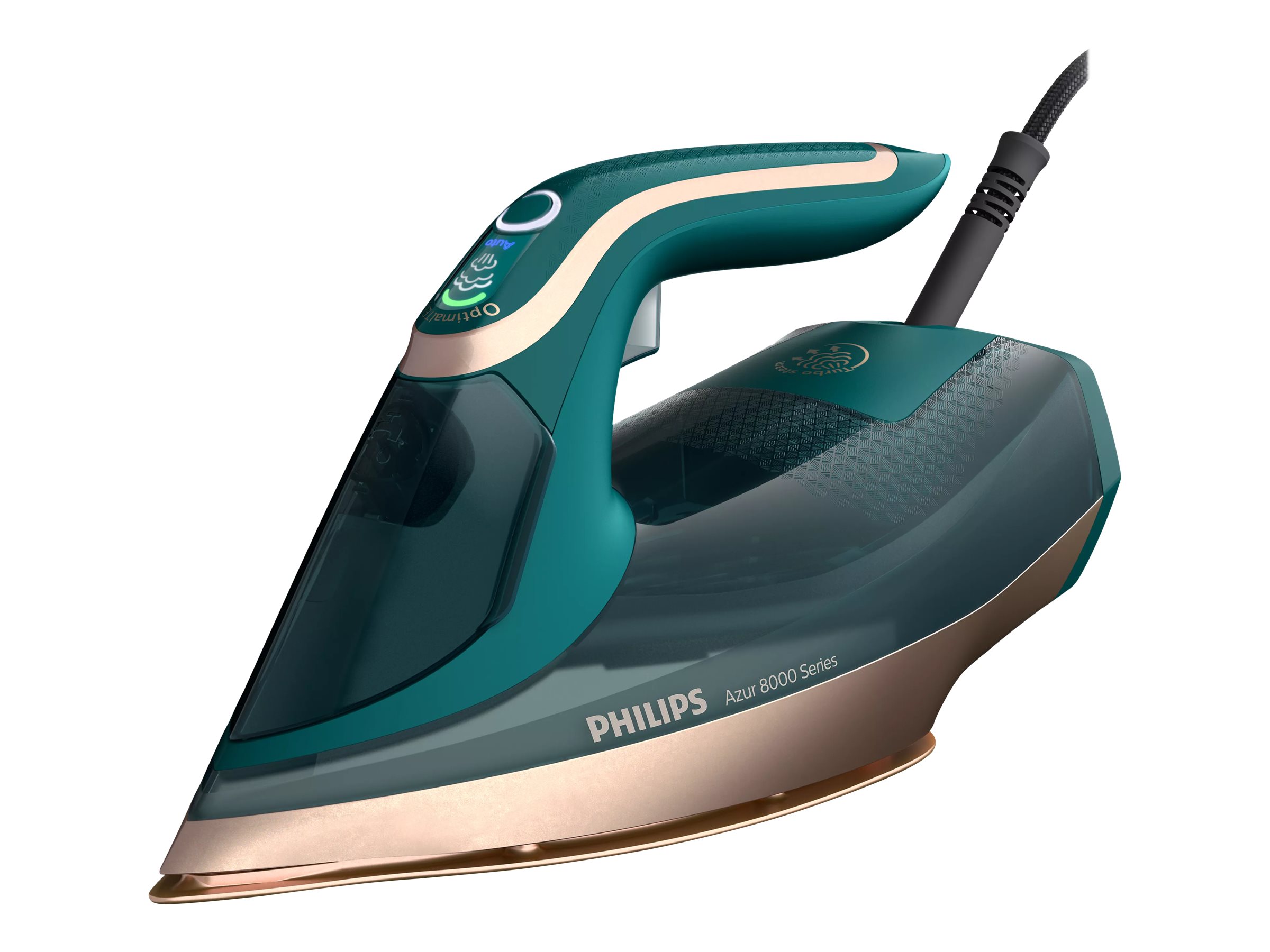 Philips | DST8030/70 Azur | Steam Iron | 3000 W | Water tank capacity 350 ml | Continuous steam 70 g/min | Green