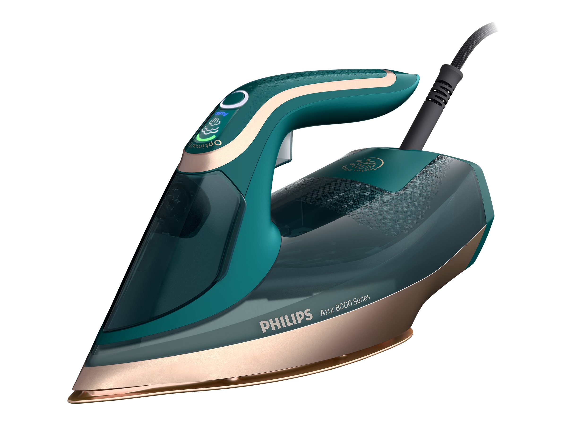 Philips | DST8030/70 Azur | Steam Iron | 3000 W | Water tank capacity 350 ml | Continuous steam 70 g/min | Green