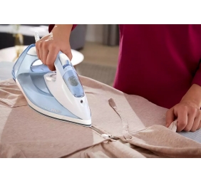 Philips | DST7011/20 | Steam Iron | 2600 W | Water tank capacity 300 ml | Continuous steam 45 g/min | Steam boost performance 220 g/min | Light Blue/Gray