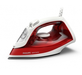 Philips Steam Iron | DST2010/40 2000 Series | Steam Iron | 2000 W | Water tank capacity 250 ml | Continuous steam 25 g/min | Steam boost performance 100 g/min | Red