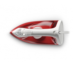 Philips Steam Iron | DST2010/40 2000 Series | Steam Iron | 2000 W | Water tank capacity 250 ml | Continuous steam 25 g/min | Steam boost performance 100 g/min | Red