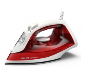 Philips Steam Iron | DST2010/40 2000 Series | Steam Iron | 2000 W | Water tank capacity 250 ml | Continuous steam 25 g/min | Steam boost performance 100 g/min | Red