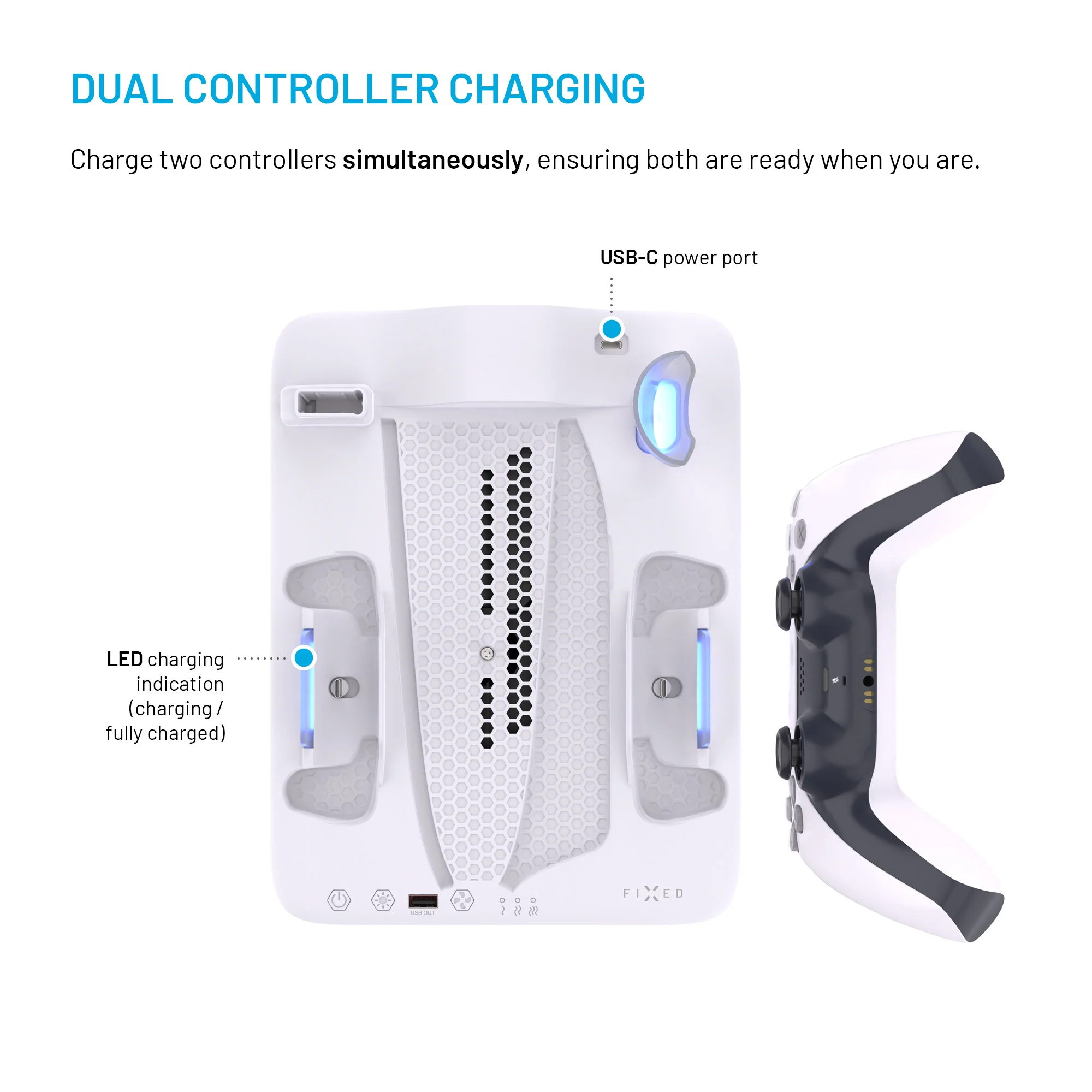 Fixed Docking Station for PlayStation 5 (Pro/Slim)