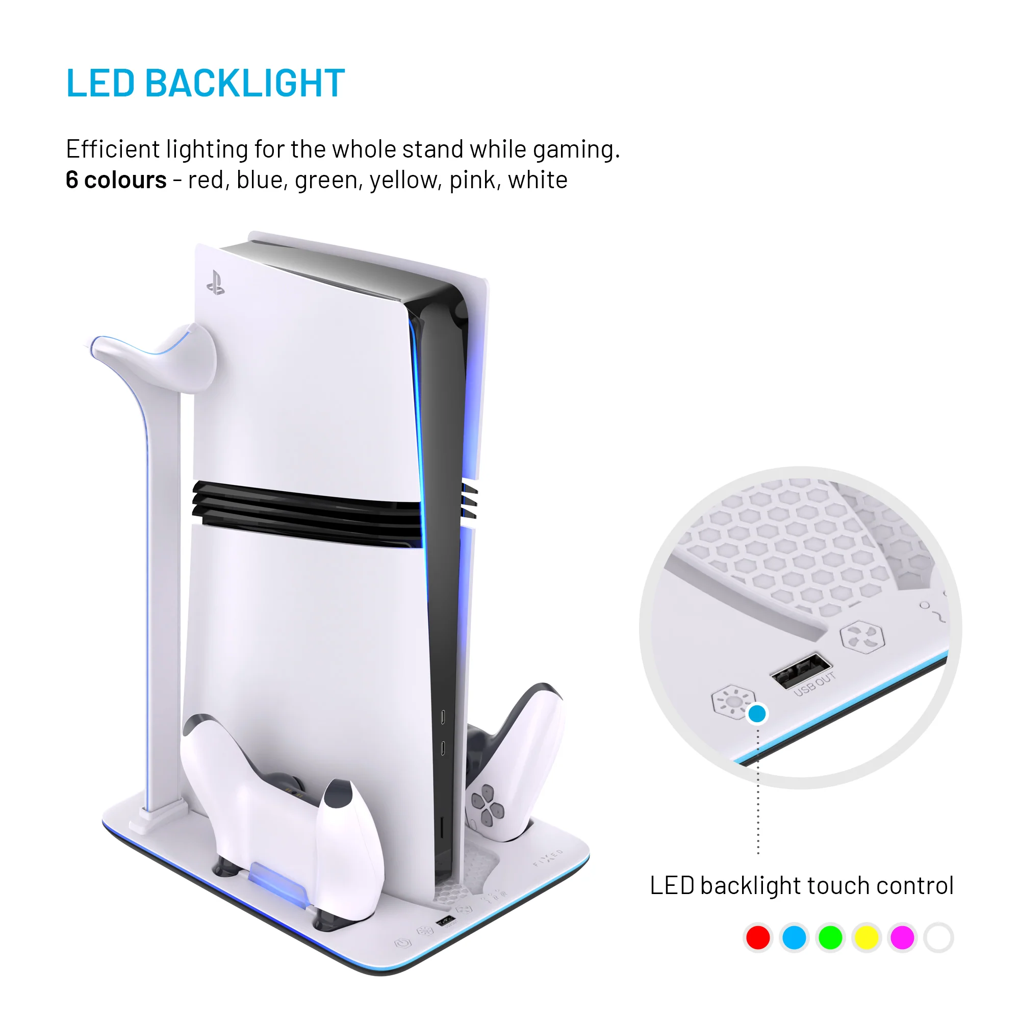 Fixed Docking Station for PlayStation 5 (Pro/Slim)