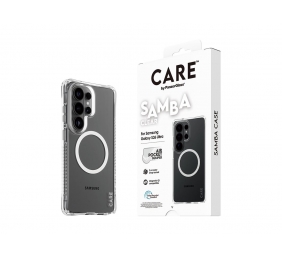 CARE by PanzerGlass Samba Case Transparent w. White Qi Samsung New Galaxy S26 Ultra | PanzerGlass