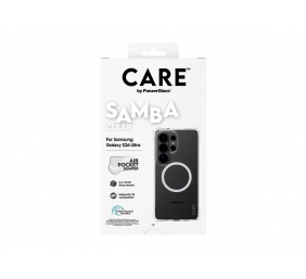 CARE by PanzerGlass Samba Case Transparent w. White Qi Samsung New Galaxy S26 Ultra | PanzerGlass