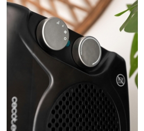 Cecotec ReadyWarm 2000 Max Dual Black | Fan heater | 2000 W | Number of power levels 3 | Suitable for rooms up to 20 m² | Black