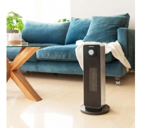 Cecotec ReadyWarm 2000 Max Ceramic Rotate | Ceramic Heater | 2000 W | Number of power levels 3 | Suitable for rooms up to 20 m² | Black