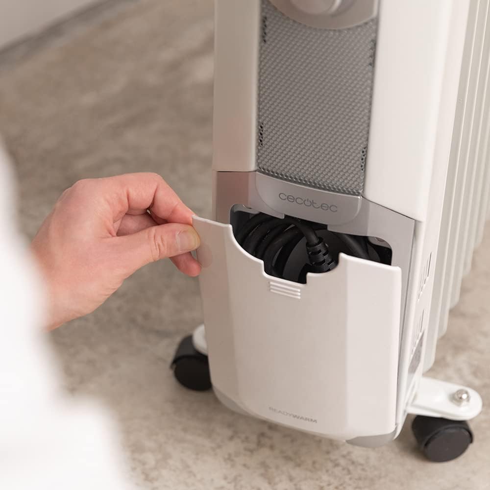 Cecotec ReadyWarm 11000 Space | Oil Radiator | 2500 W | Number of power levels 3 | Suitable for rooms up to 25 m² | White