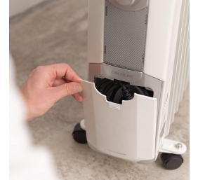 Cecotec ReadyWarm 11000 Space | Oil Radiator | 2500 W | Number of power levels 3 | Suitable for rooms up to 25 m² | White
