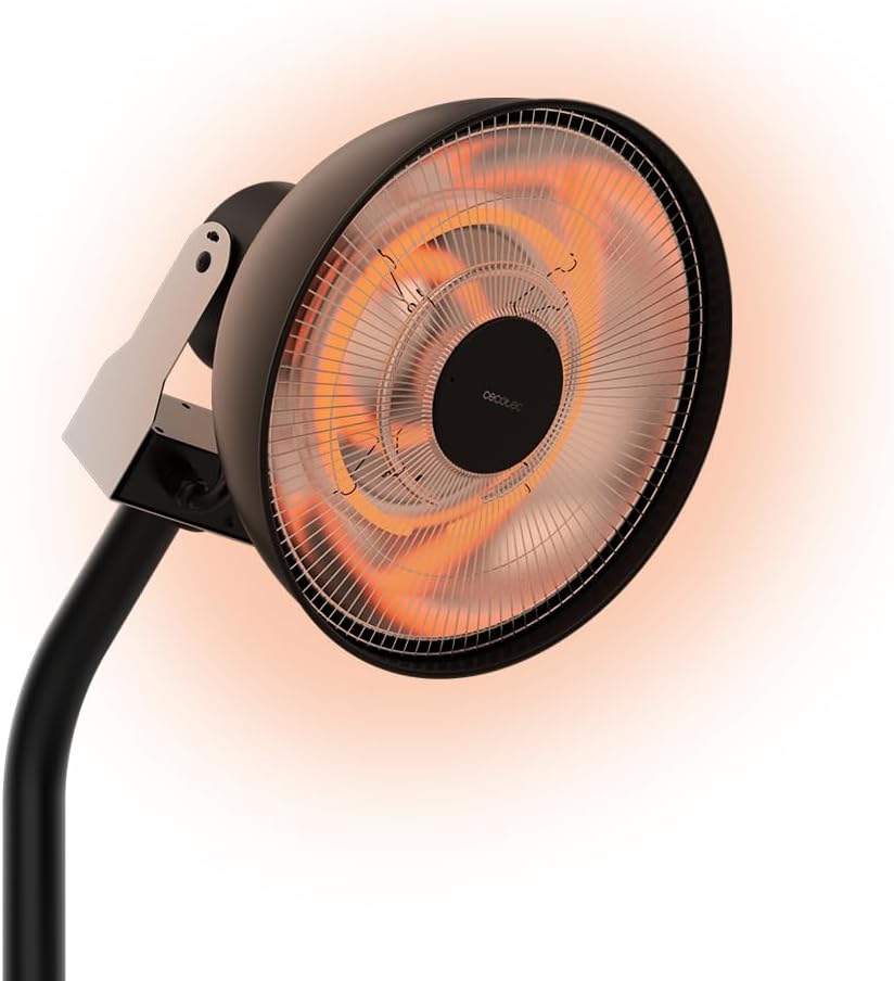 Cecotec ReadyWarm 21000 Carbon Focus | Infrared Heater | 2100 W | Number of power levels 3 | Suitable for rooms up to 20 m² | Black | IP24