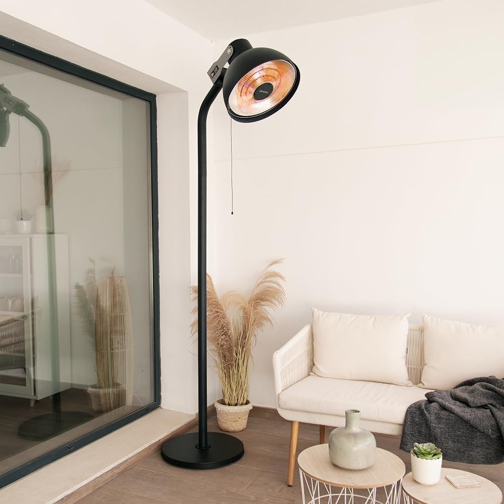 Cecotec ReadyWarm 21000 Carbon Focus | Infrared Heater | 2100 W | Number of power levels 3 | Suitable for rooms up to 20 m² | Black | IP24