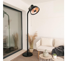 Cecotec ReadyWarm 21000 Carbon Focus | Infrared Heater | 2100 W | Number of power levels 3 | Suitable for rooms up to 20 m² | Black | IP24