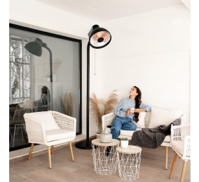 Cecotec ReadyWarm 21000 Carbon Focus | Infrared Heater | 2100 W | Number of power levels 3 | Suitable for rooms up to 20 m² | Black | IP24