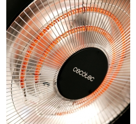 Cecotec ReadyWarm 21000 Carbon Focus | Infrared Heater | 2100 W | Number of power levels 3 | Suitable for rooms up to 20 m² | Black | IP24