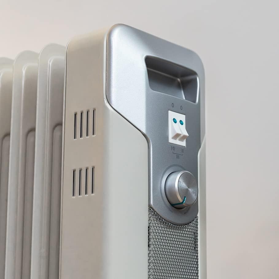 Cecotec ReadyWarm 7000 Space | Oil Radiator | 1500 W | Number of power levels 3 | Suitable for rooms up to 15 m² | White