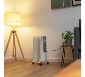 Cecotec ReadyWarm 7000 Space | Oil Radiator | 1500 W | Number of power levels 3 | Suitable for rooms up to 15 m² | White