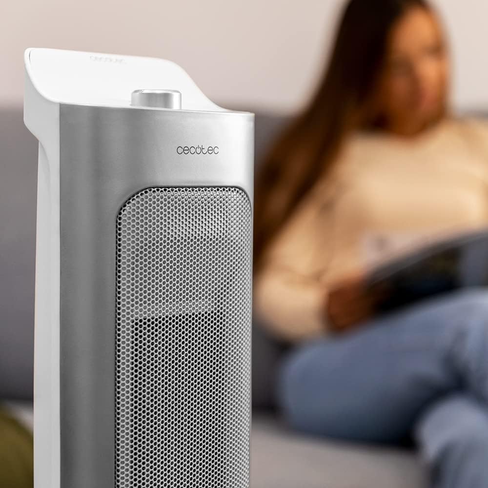 Cecotec ReadyWarm 6700 Ceramic Sky | Ceramic Heater | 2000 W | Number of power levels 3 | Suitable for rooms up to 20 m² | Suitable for rooms up to 45 m³ | White