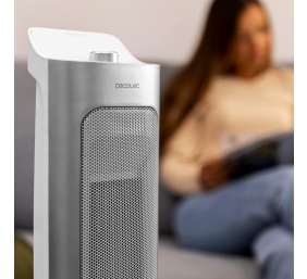 Cecotec ReadyWarm 6700 Ceramic Sky | Ceramic Heater | 2000 W | Number of power levels 3 | Suitable for rooms up to 20 m² | Suitable for rooms up to 45 m³ | White