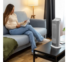 Cecotec ReadyWarm 6700 Ceramic Sky | Ceramic Heater | 2000 W | Number of power levels 3 | Suitable for rooms up to 20 m² | Suitable for rooms up to 45 m³ | White