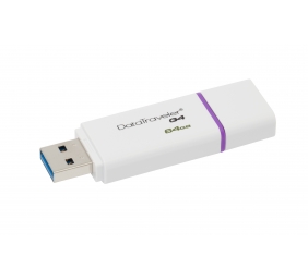 USB atmintinė Kingston DataTraveler I G4 64 GB, USB 3.0, Purpurinė, Balta