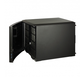 Fractal Design | NODE 804 | Side window | 2 - USB 3.0Audio in/outPower button with LED (white)HDD activity LED (white) | Black | Micro ATX | Power supply included No