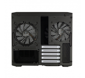 Fractal Design | NODE 804 | Side window | 2 - USB 3.0Audio in/outPower button with LED (white)HDD activity LED (white) | Black | Micro ATX | Power supply included No