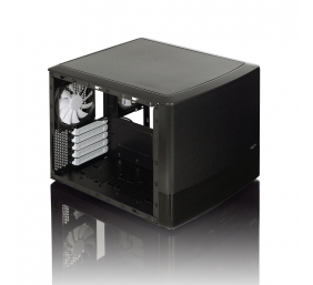 Fractal Design | NODE 804 | Side window | 2 - USB 3.0Audio in/outPower button with LED (white)HDD activity LED (white) | Black | Micro ATX | Power supply included No