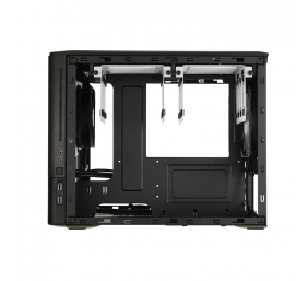 Fractal Design | NODE 804 | Side window | 2 - USB 3.0Audio in/outPower button with LED (white)HDD activity LED (white) | Black | Micro ATX | Power supply included No