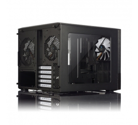 Fractal Design | NODE 804 | Side window | 2 - USB 3.0Audio in/outPower button with LED (white)HDD activity LED (white) | Black | Micro ATX | Power supply included No