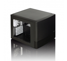Fractal Design | NODE 804 | Side window | 2 - USB 3.0Audio in/outPower button with LED (white)HDD activity LED (white) | Black | Micro ATX | Power supply included No