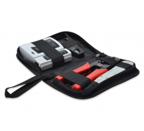 Digitus | Network Tool Set, LAN Tester, Crimping Tool, Cut and Stripping Tool, Punch Down Tool | Tool kit