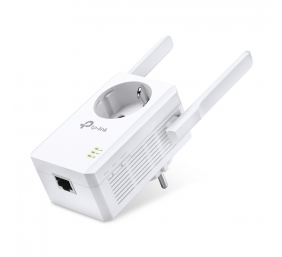 TP-LINK | Extender with AC Passthrough | TL-WA860RE | 10/100 Mbit/s | Ethernet LAN (RJ-45) ports 1 | 802.11n | 2.4GHz | Wi-Fi data rate (max) 300 Mbit/s | Extra socket