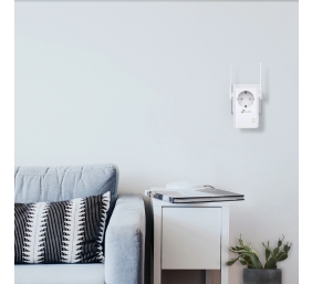 TP-LINK | Extender with AC Passthrough | TL-WA860RE | 10/100 Mbit/s | Ethernet LAN (RJ-45) ports 1 | 802.11n | 2.4GHz | Wi-Fi data rate (max) 300 Mbit/s | Extra socket