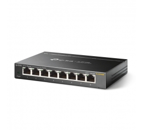 TP-LINK | Switch | TL-SG108E | Web managed | Wall mountable | 1 Gbps (RJ-45) ports quantity 8 | SFP ports quantity | Power supply type External | 36 month(s)