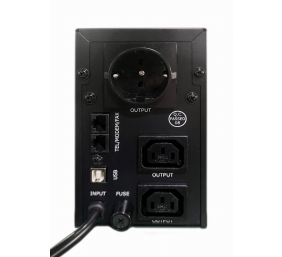 EnerGenie | UPS with USB and LCD display, Black | 850 VA | 220 V