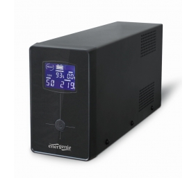 EnerGenie | UPS with USB and LCD display, Black | 850 VA | 220 V