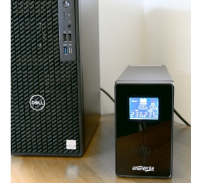 EnerGenie UPS with USB and LCD display, Black | EG-UPS-034 | 1500 VA | 900 W