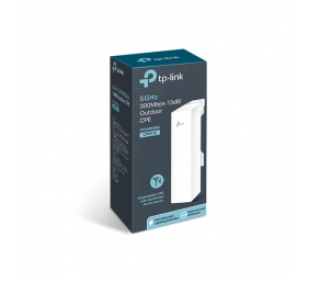 TP-LINK | 5GHz 300Mbps 13dBi Outdoor CPE | CPE510 | 802.11n | 300 Mbit/s | 10/100 Mbit/s | Mesh Support No | MU-MiMO Yes | No mobile broadband | Antenna type 1xInternal